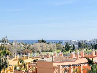 Exterior view of Attic for sale in Marbella  with Air Conditioner, Terrace and Swimming Pool