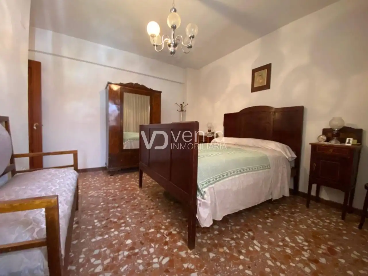 Schlafzimmer von Haus oder Chalet zum Verkauf in Enguera mit Heizung, Privatgarten und Terrasse