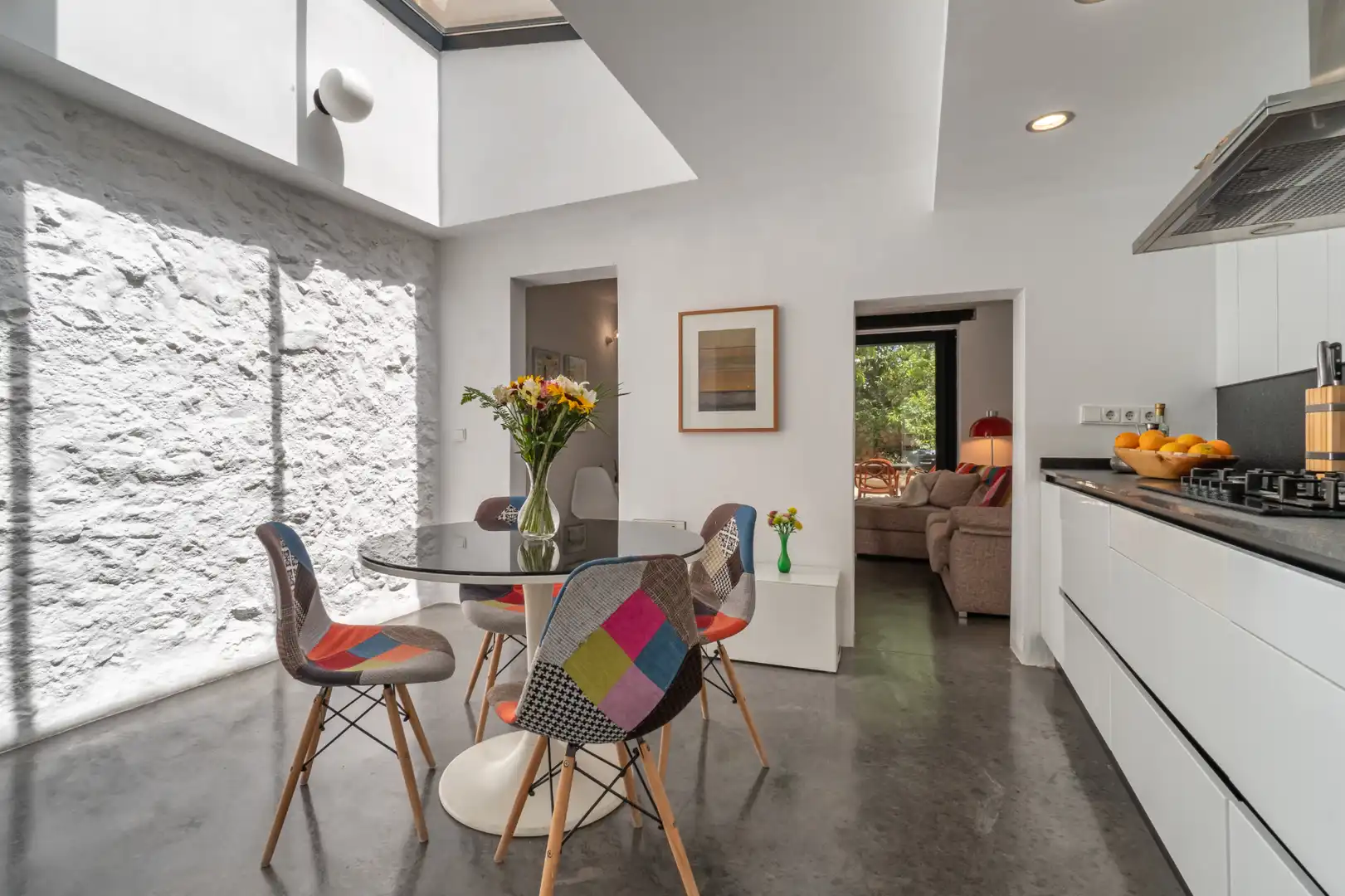 Esszimmer von Einfamilien-Reihenhaus zur Miete in Artà mit Klimaanlage, Heizung und Terrasse