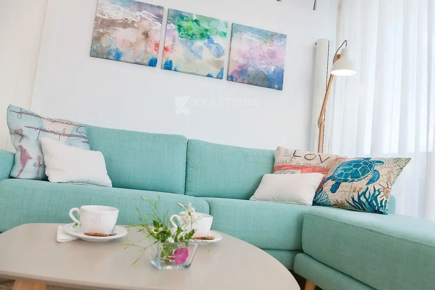 Sala d'estar de Pis de lloguer en  Palma de Mallorca amb Aire condicionat, Traster i Moblat