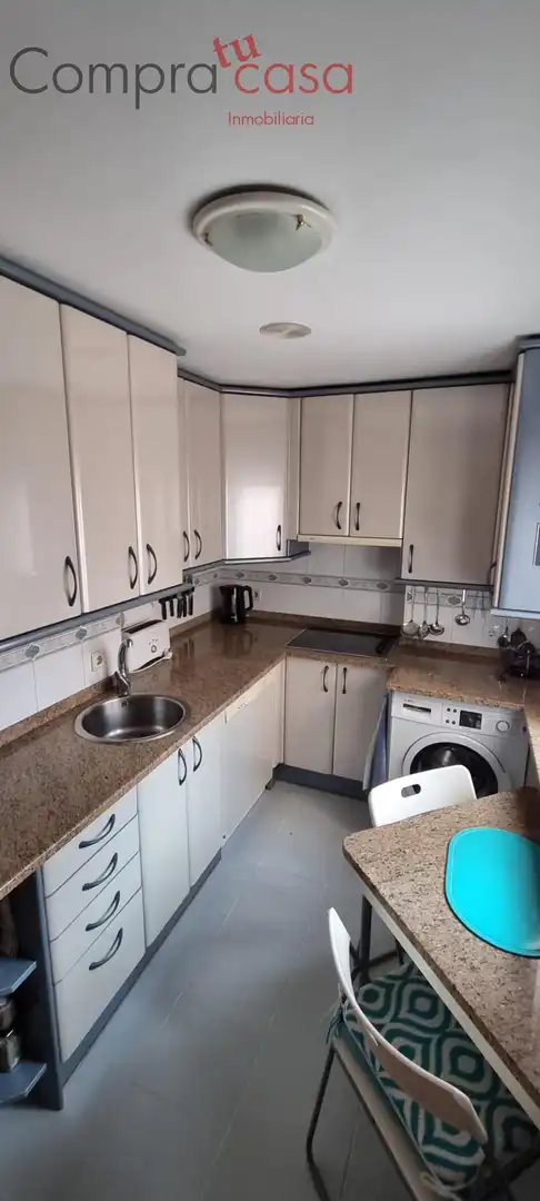 Kitchen of Flat for sale in Segovia  with Heating, Private garden and Parquet flooring