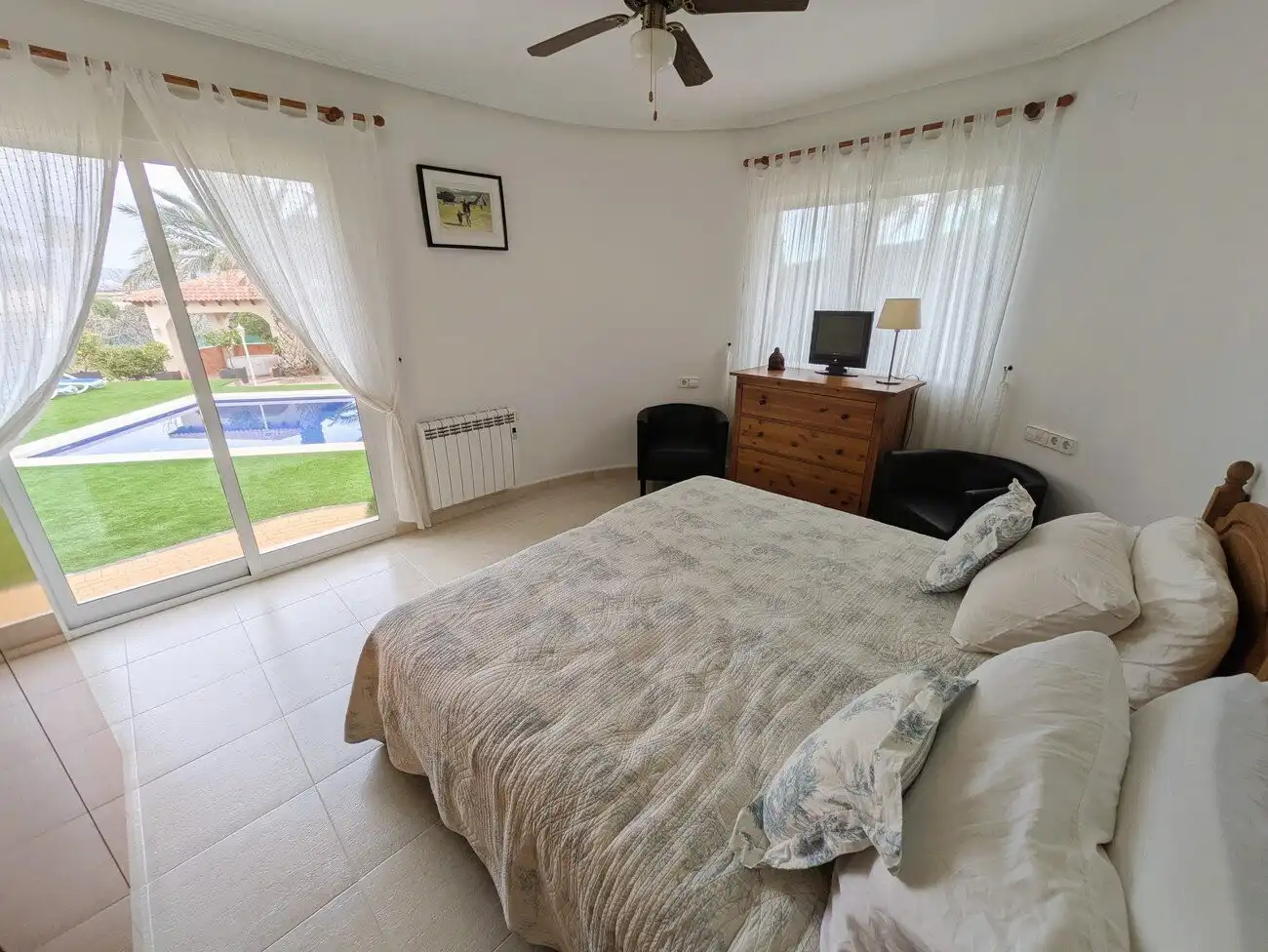 Bedroom of Houses for sale in Campos del Río  with Heating, Private garden and Swimming Pool