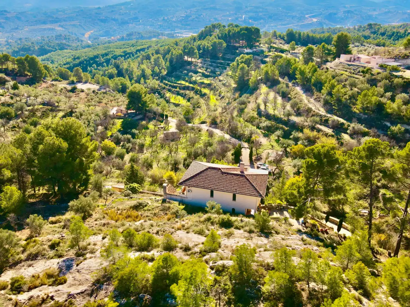 Exterior view of Houses for sale in Cocentaina  with Heating, Private garden and Parquet flooring