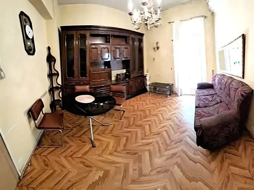 Sala d'estar de Pis en venda en  Madrid Capital amb Aire condicionat i Balcó