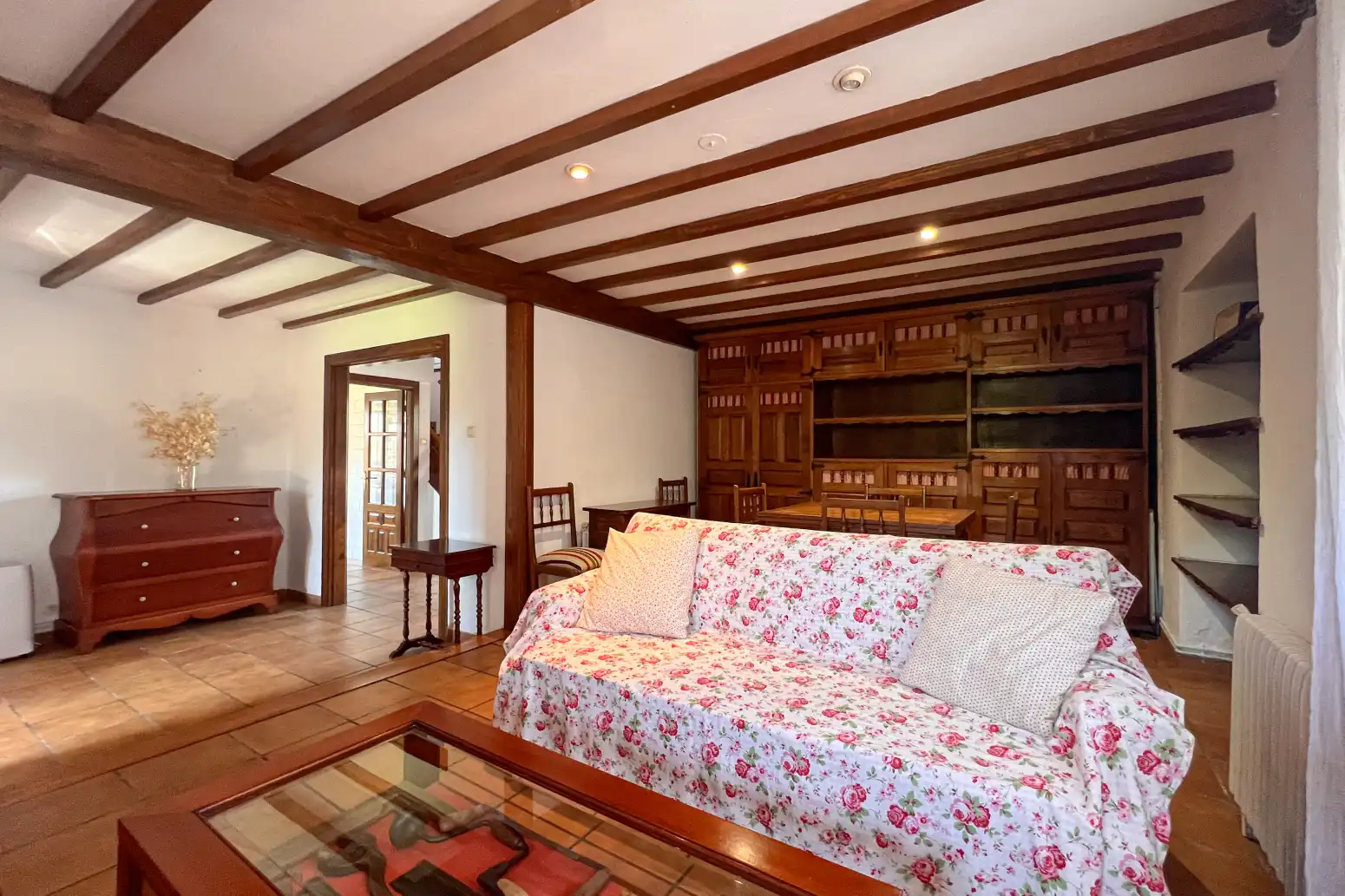 Sala de estar de Casa o chalet en venta en Mazcuerras con Calefacción, Jardín privado y Parquet