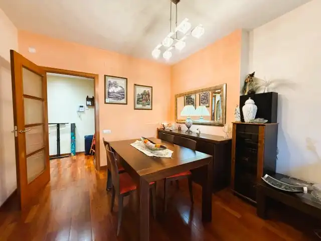 Dining room of Flat for sale in Montgat  with Air Conditioner, Heating and Parquet flooring