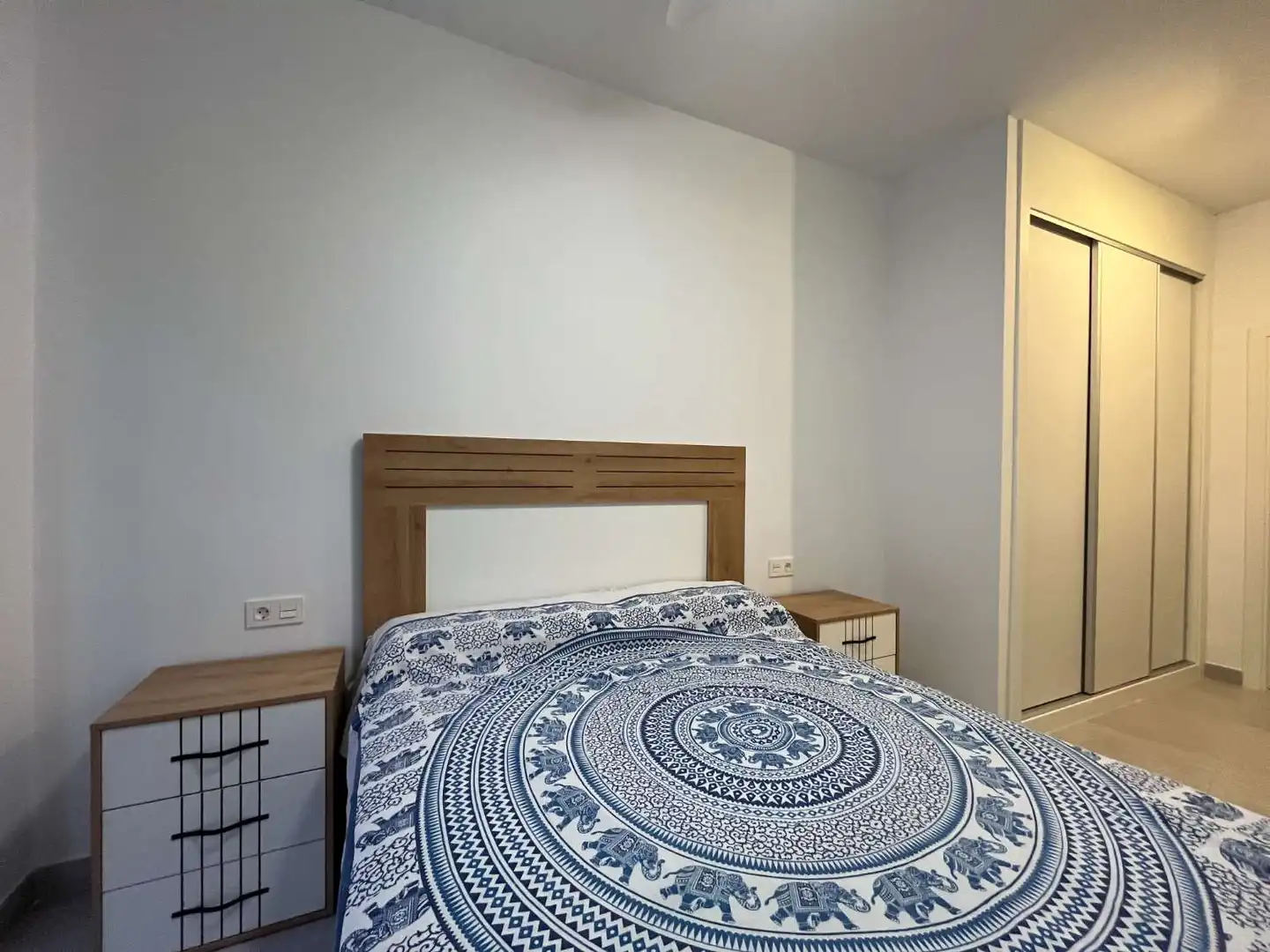 Schlafzimmer von Wohnungen zur Miete in Garrucha mit Klimaanlage, Heizung und Terrasse
