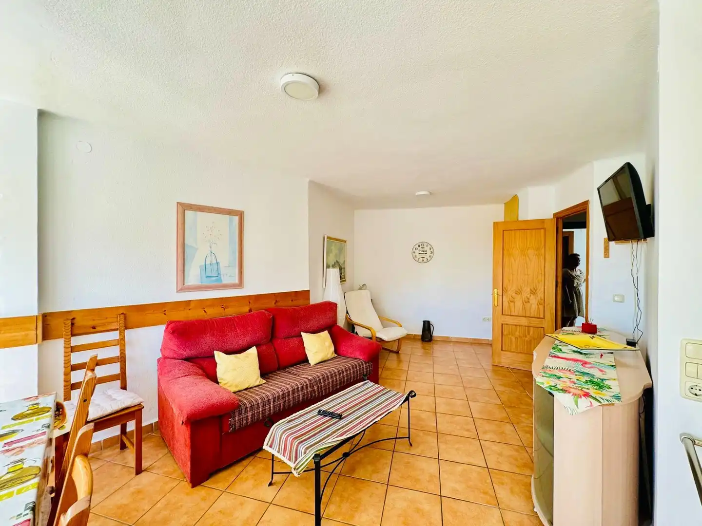 Sala de estar de Apartamento en venta en Torrox con Piscina comunitaria