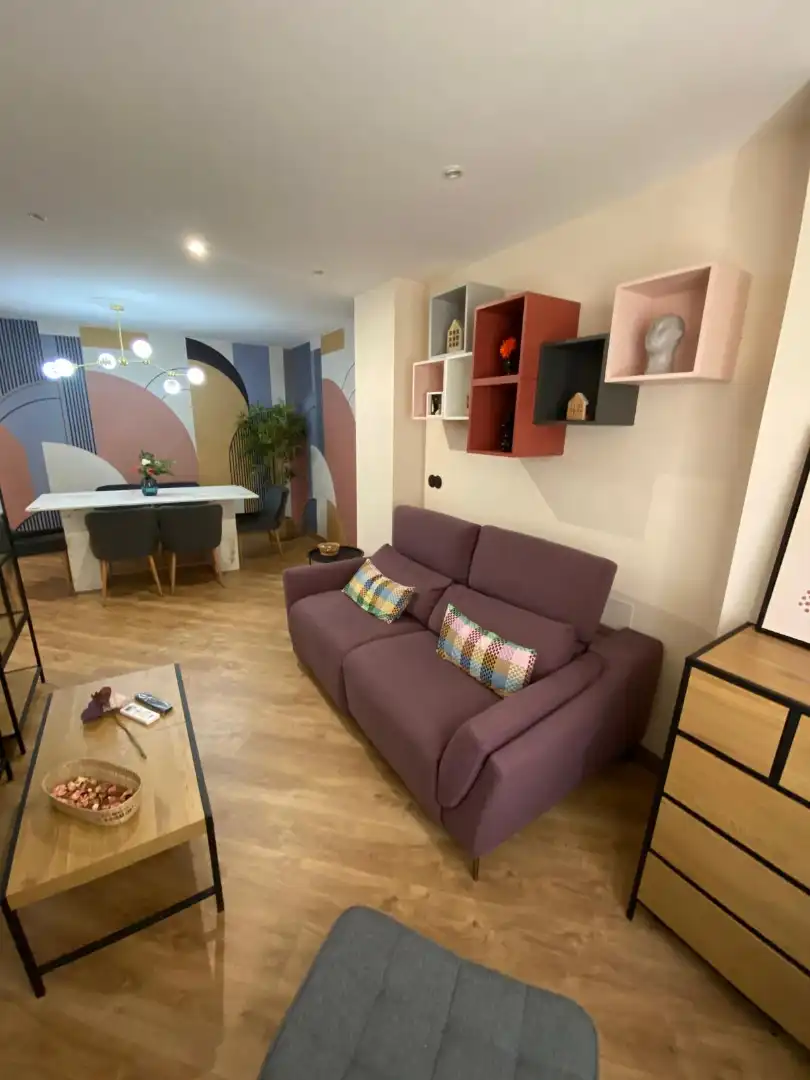 Living room of Apartments for rent in Ciudad Real  with Air Conditioner, Heating and Parquet flooring