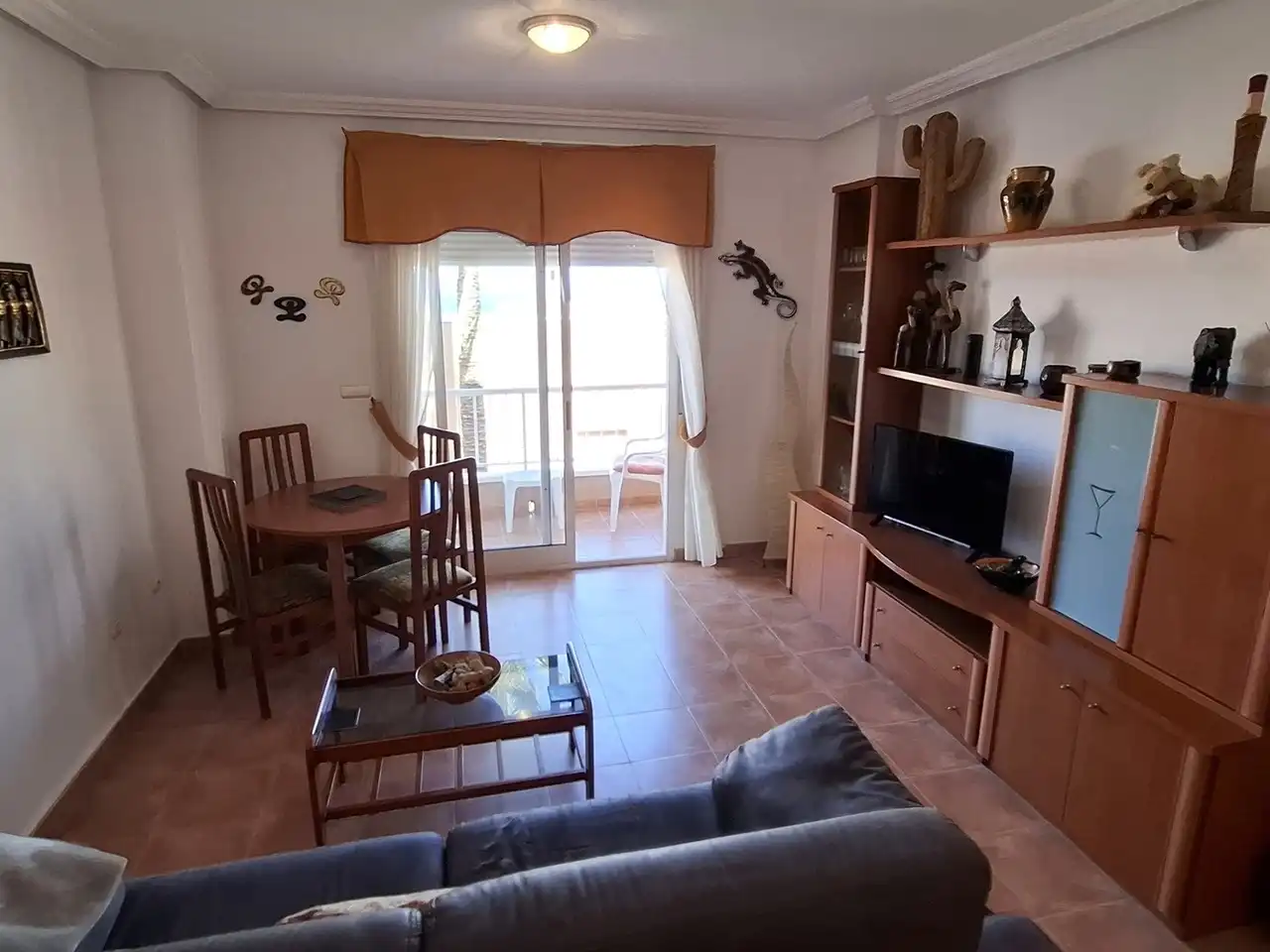 Sala de estar de Apartamento en venta en Mojácar con Aire acondicionado, Terraza y Piscina