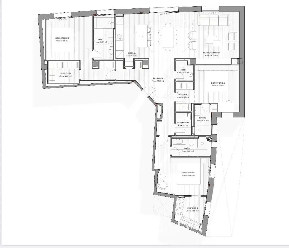 Appartement compact avec ascenseur à vendre à Barrio de Salamanca, imagen 19