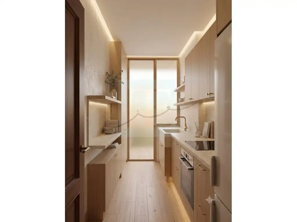 Cocina de Apartamento en venta en Badalona con Terraza