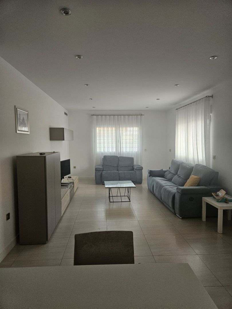 Living room of Flat for sale in Fuente Álamo de Murcia  with Air Conditioner, Heating and Private garden