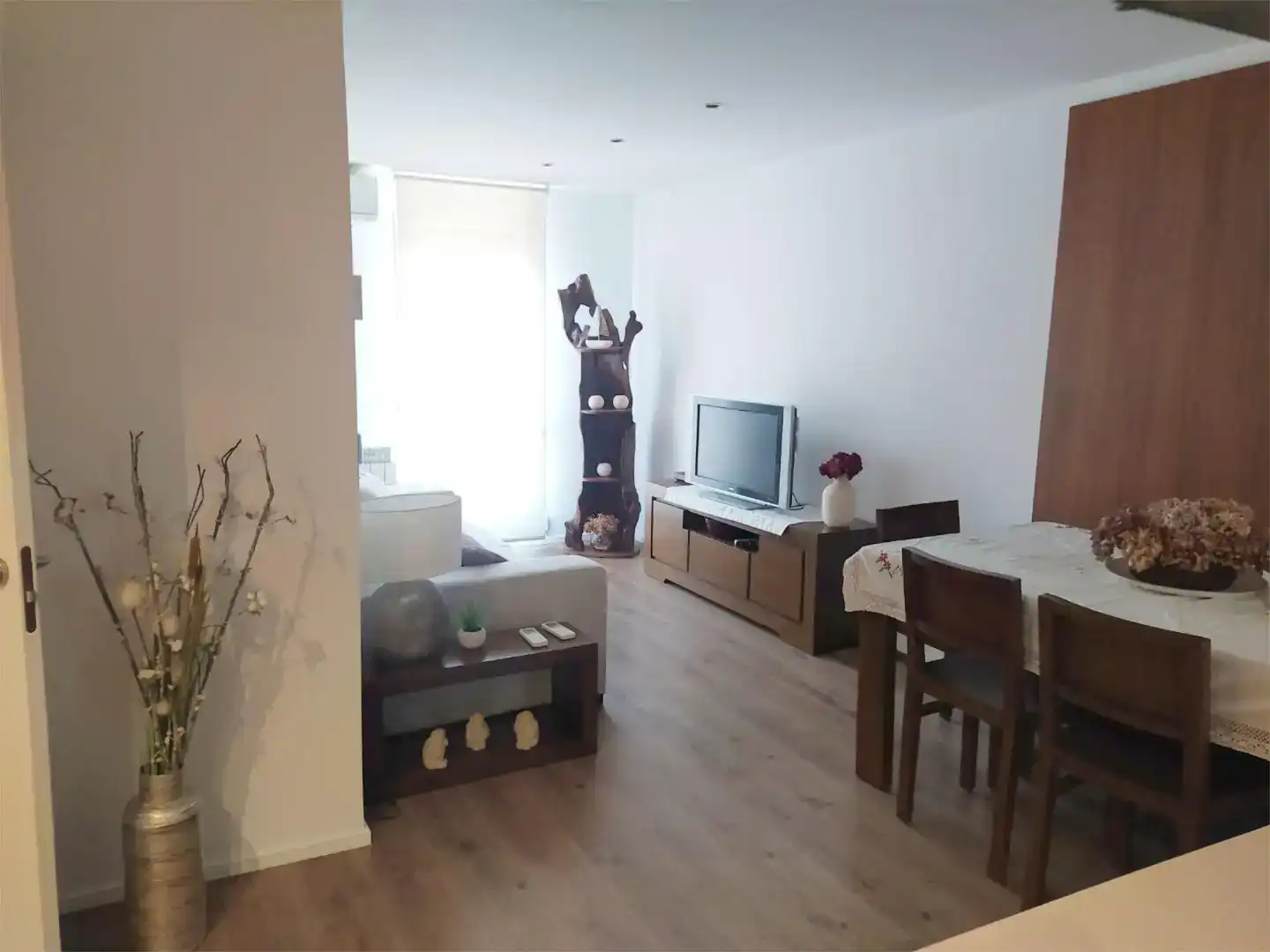 Sala de estar de Piso de alquiler en Donostia - San Sebastián  con Aire acondicionado, Amueblado y Balcón
