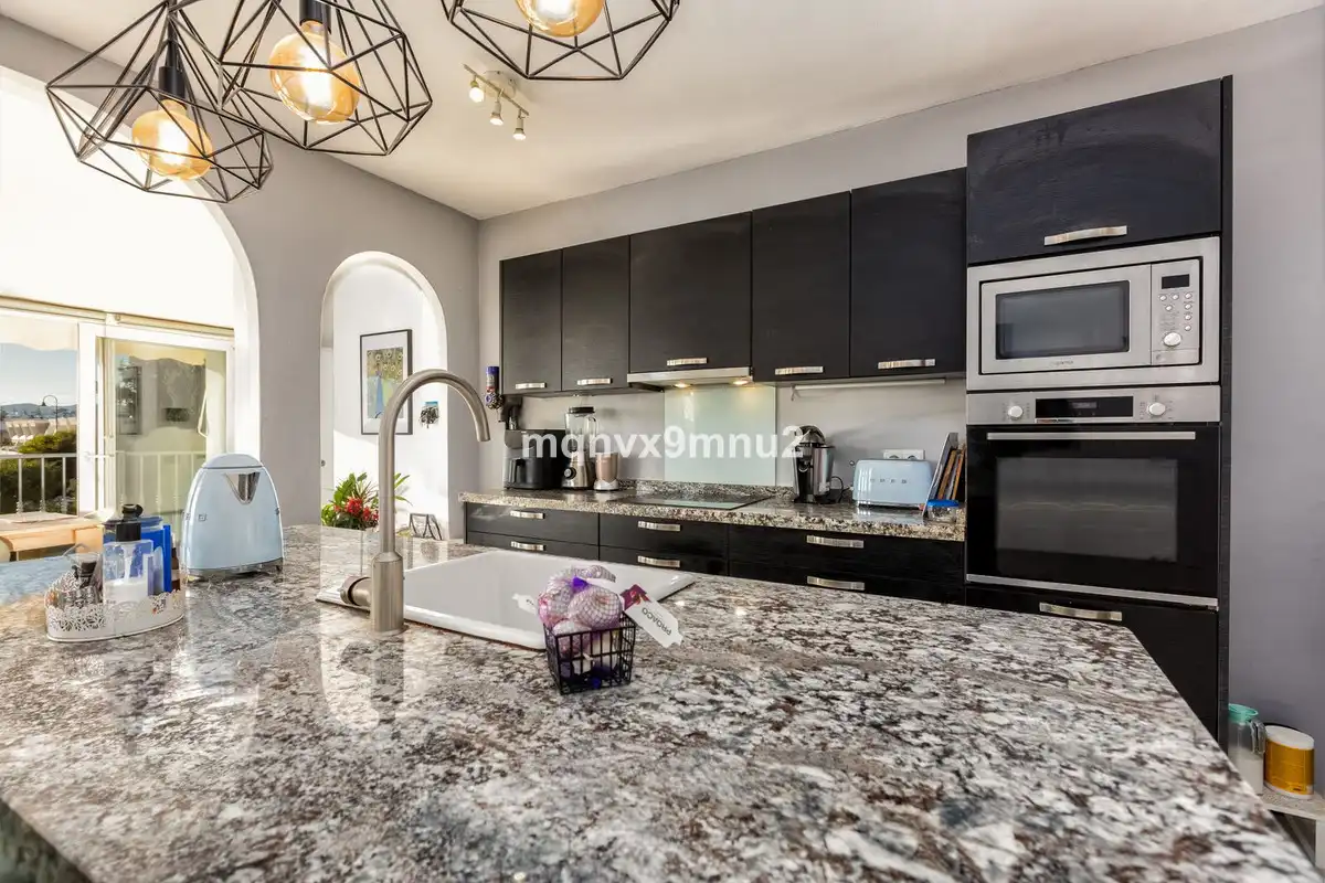 Cocina de Casa o chalet en venta en Mijas con Aire acondicionado, Calefacción y Jardín privado