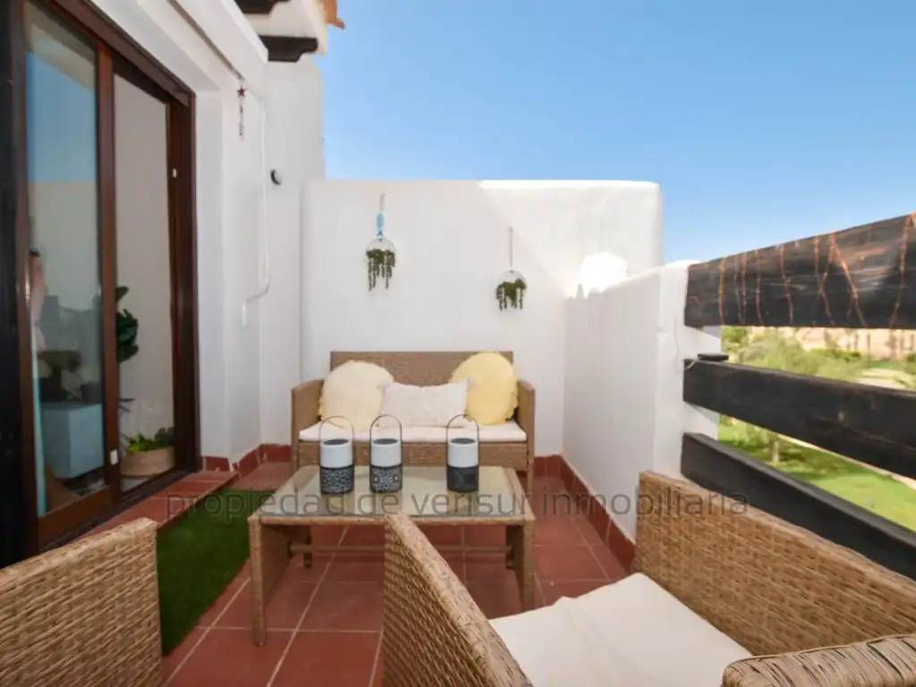 Terraza de Apartamento de alquiler en Vera