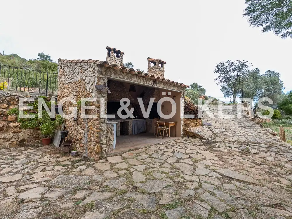 Vista exterior de Casa o xalet en venda en Sierra Engarcerán amb Calefacció, Terrassa i Moblat