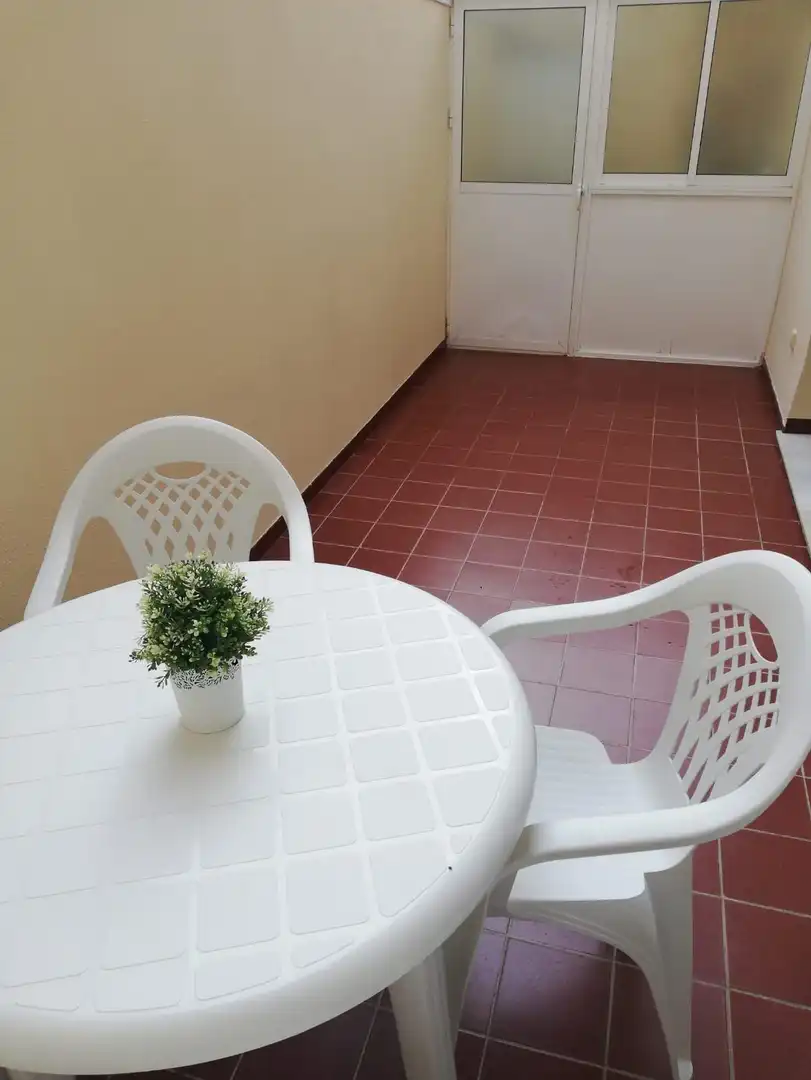 Terraza de Estudio de alquiler en Fuengirola con Aire acondicionado y Amueblado