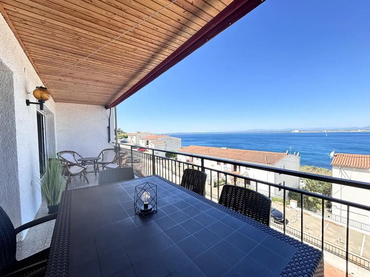 Terrace of Flat for sale in Roses  with Terrace and Furnished