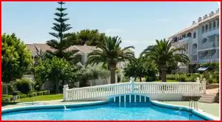 Piscina de Planta baja de alquiler en Alcalà de Xivert con Jardín privado, Terraza y Amueblado