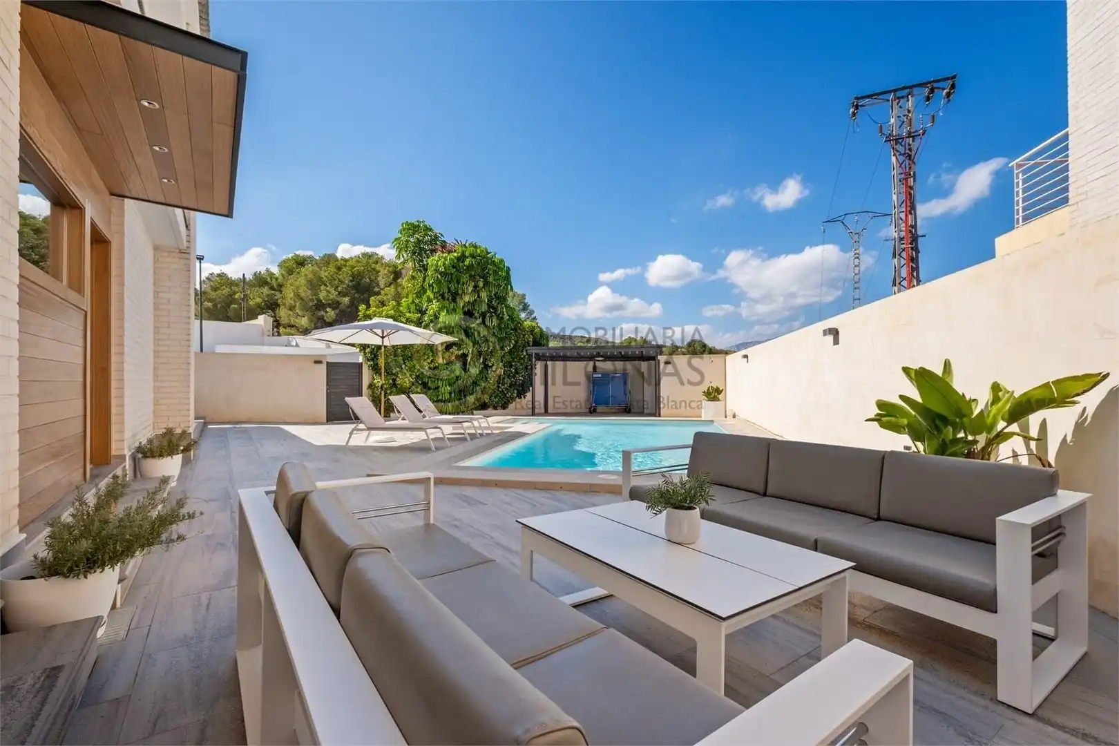 Terrassa de Casa o xalet en venda en L'Alfàs del Pi amb Aire condicionat, Calefacció i Jardí privat