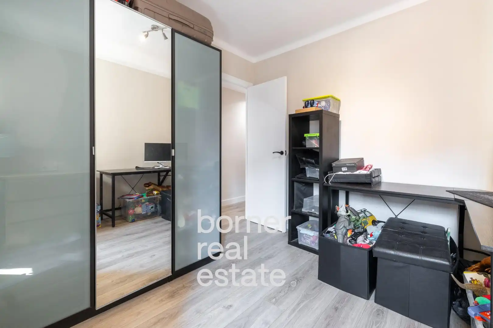 Schlafzimmer von Wohnung zum Verkauf in Rubí mit Heizung, Parkett und Balkon