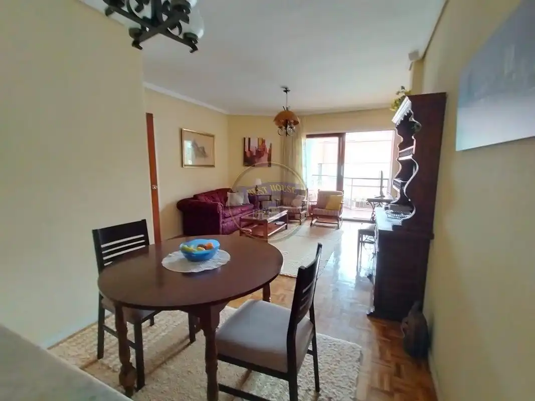 Living room of Flat for rent in Vigo   with Heating, Parquet flooring and Terrace