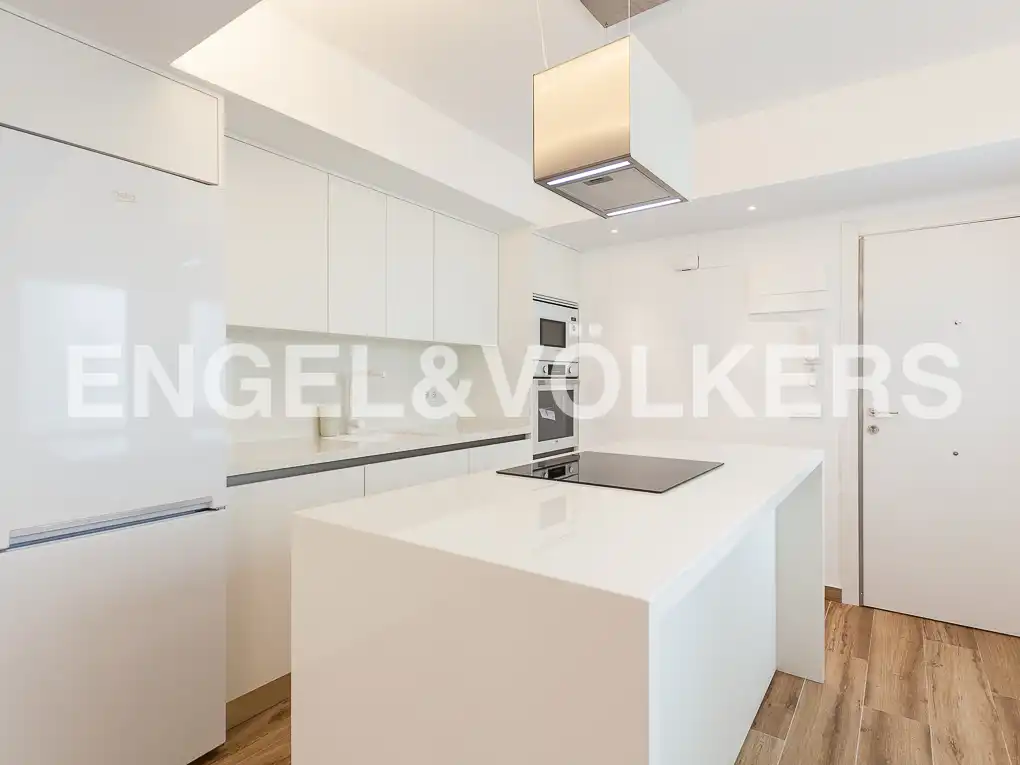 Cocina de Piso de alquiler en Valencia con Aire acondicionado y Calefacción