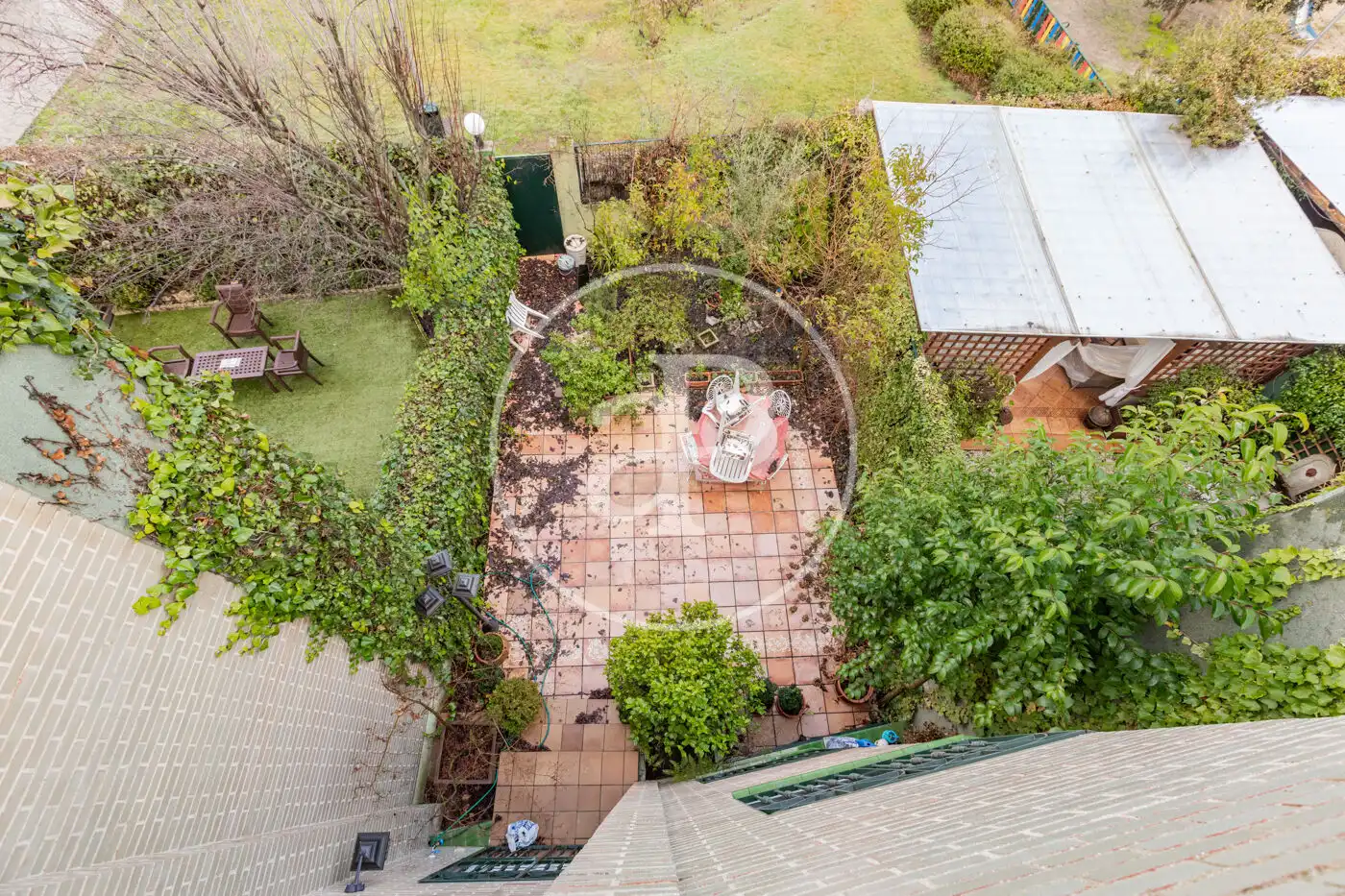Garden of Detached homes for sale in Madrid  with Air Conditioner, Heating and Private garden