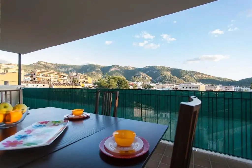 Terrace of Flat for rent in Andratx  with Air Conditioner, Heating and Terrace
