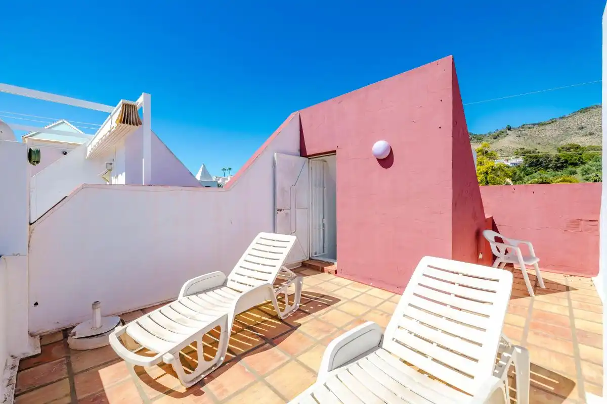 Terrace of Detached homes for sale in Nerja  with Air Conditioner, Heating and Private garden