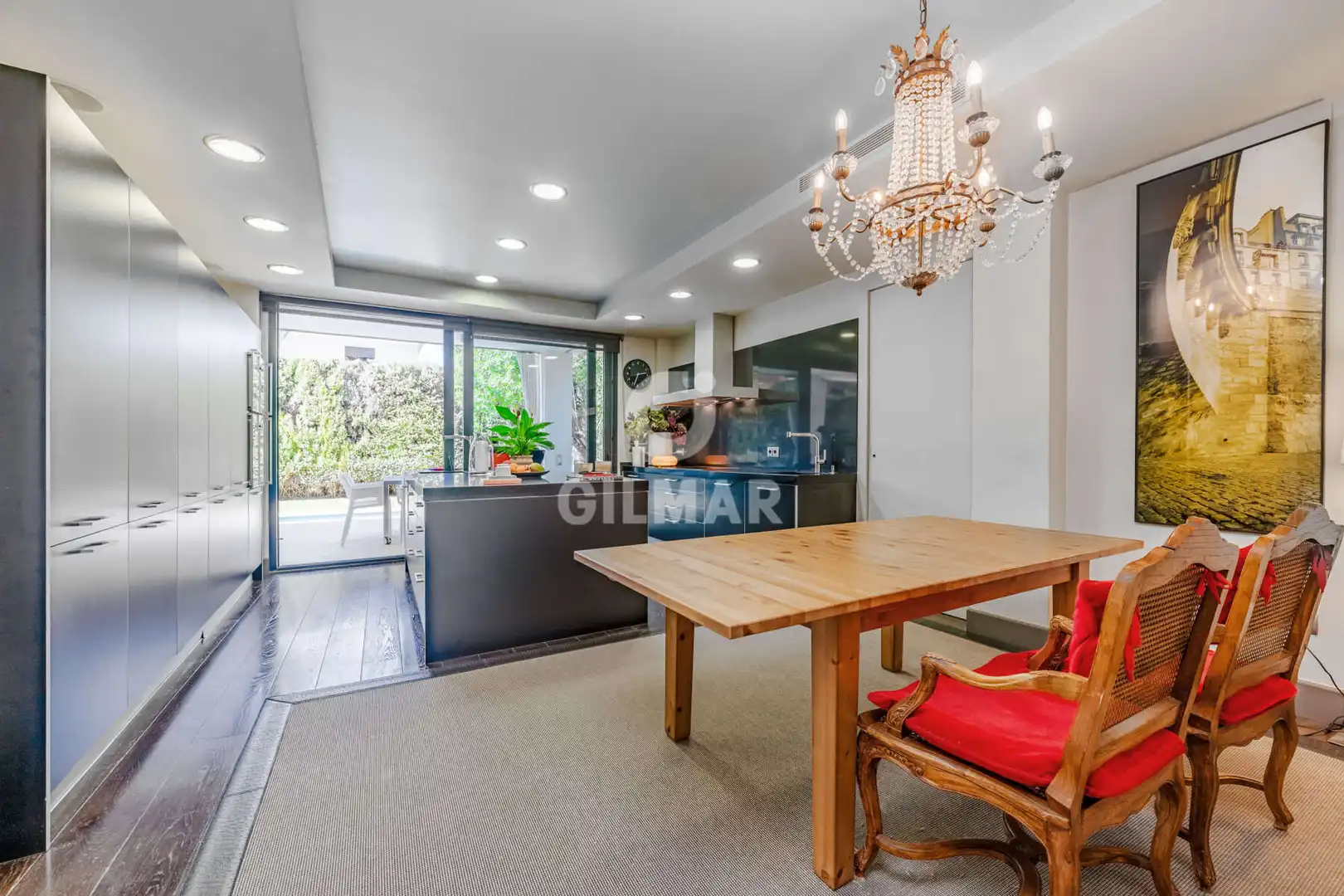 Comedor de Casa o chalet en venta en Bormujos con Calefacción, Jardín privado y Piscina