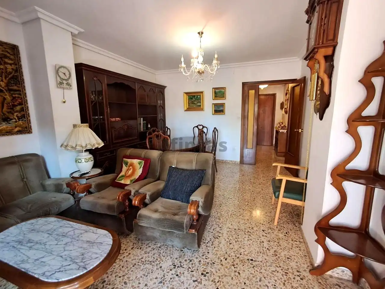 Living room of Flat for sale in Teruel  with Heating, Terrace and Storage room