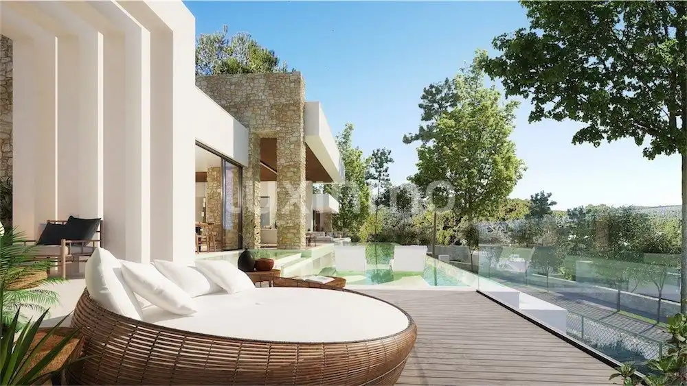 Terrassa de Casa o xalet en venda en Santa Eulària des Riu amb Aire condicionat, Calefacció i Terrassa