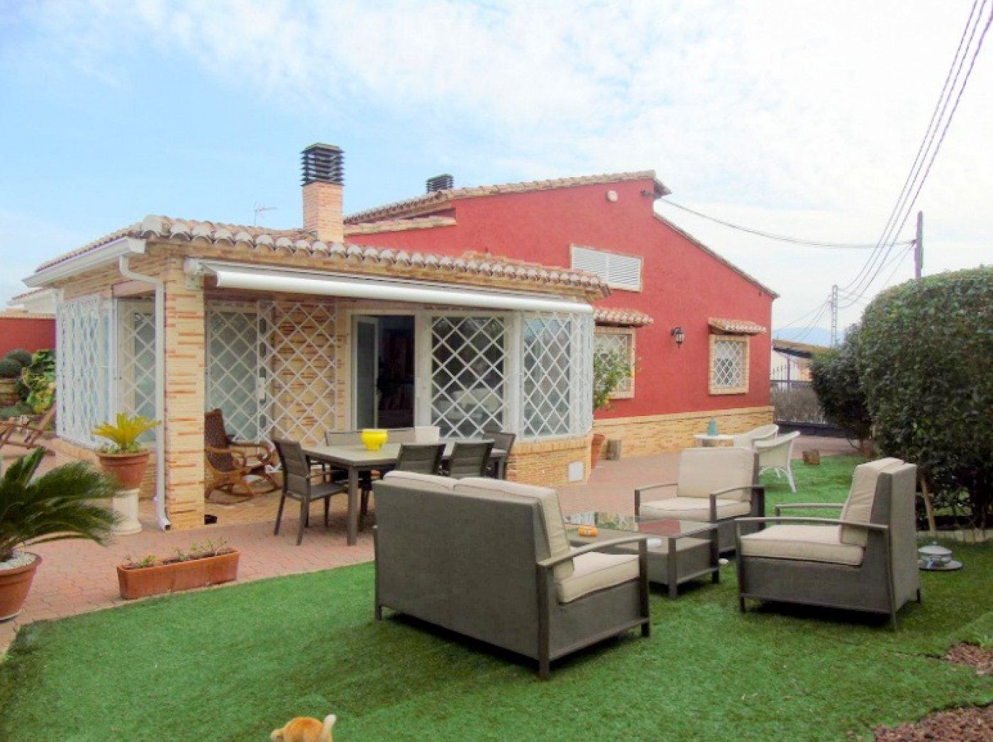 Jardí de Casa adosada en venda en Benisuera amb Calefacció, Terrassa i Traster