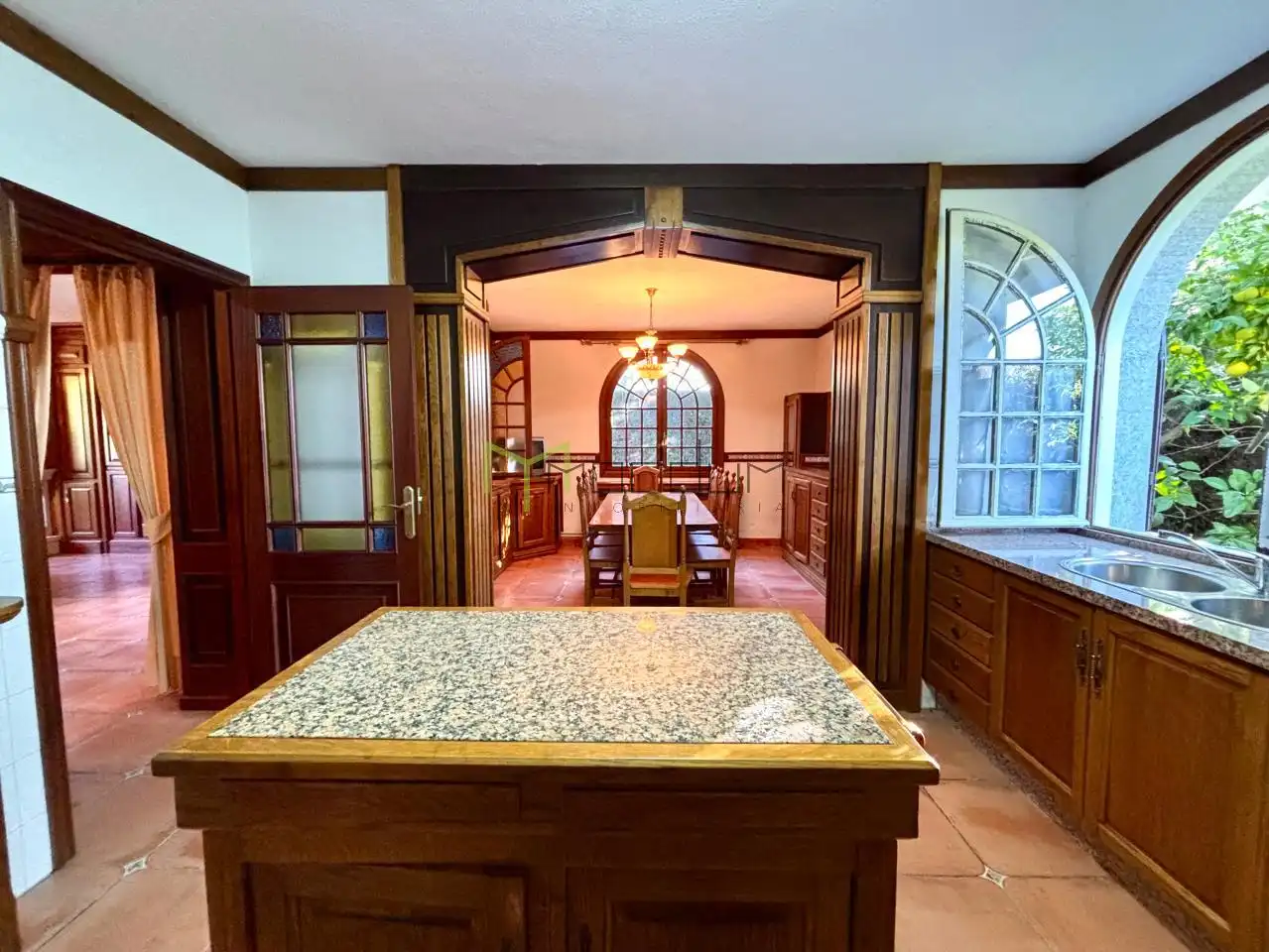 Cocina de Casa o chalet en venta en Silleda con Calefacción, Jardín privado y Parquet