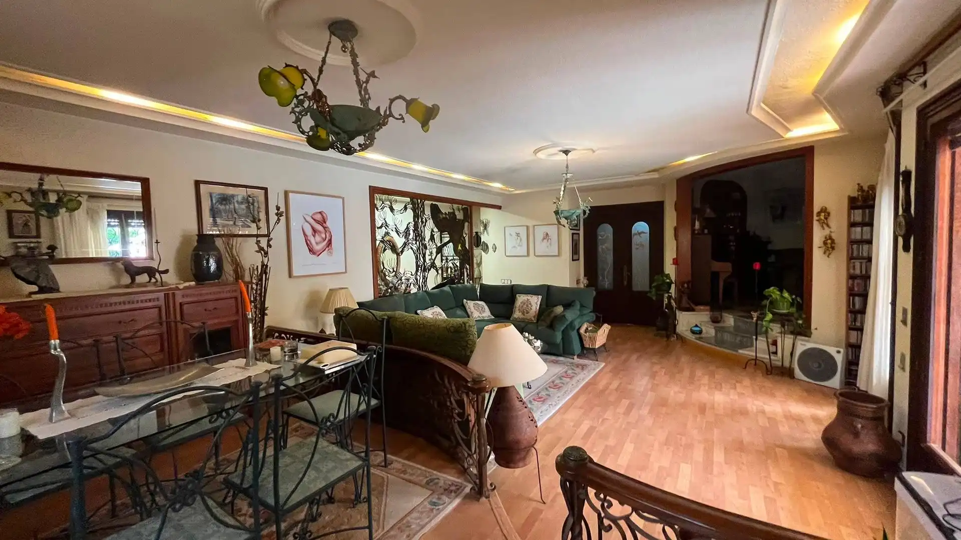 Sala de estar de Casa o chalet en venta en Elche / Elx con Aire acondicionado, Calefacción y Jardín privado