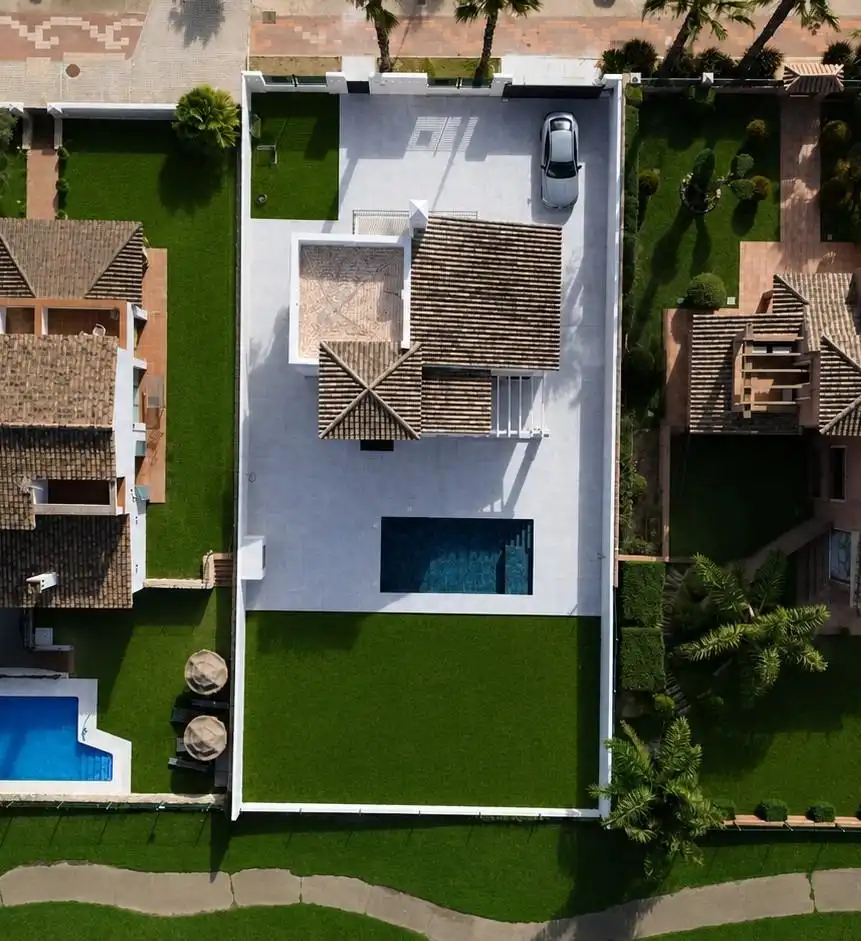 Swimming pool of Houses for sale in Chiclana de la Frontera  with Private garden, Terrace and Swimming Pool