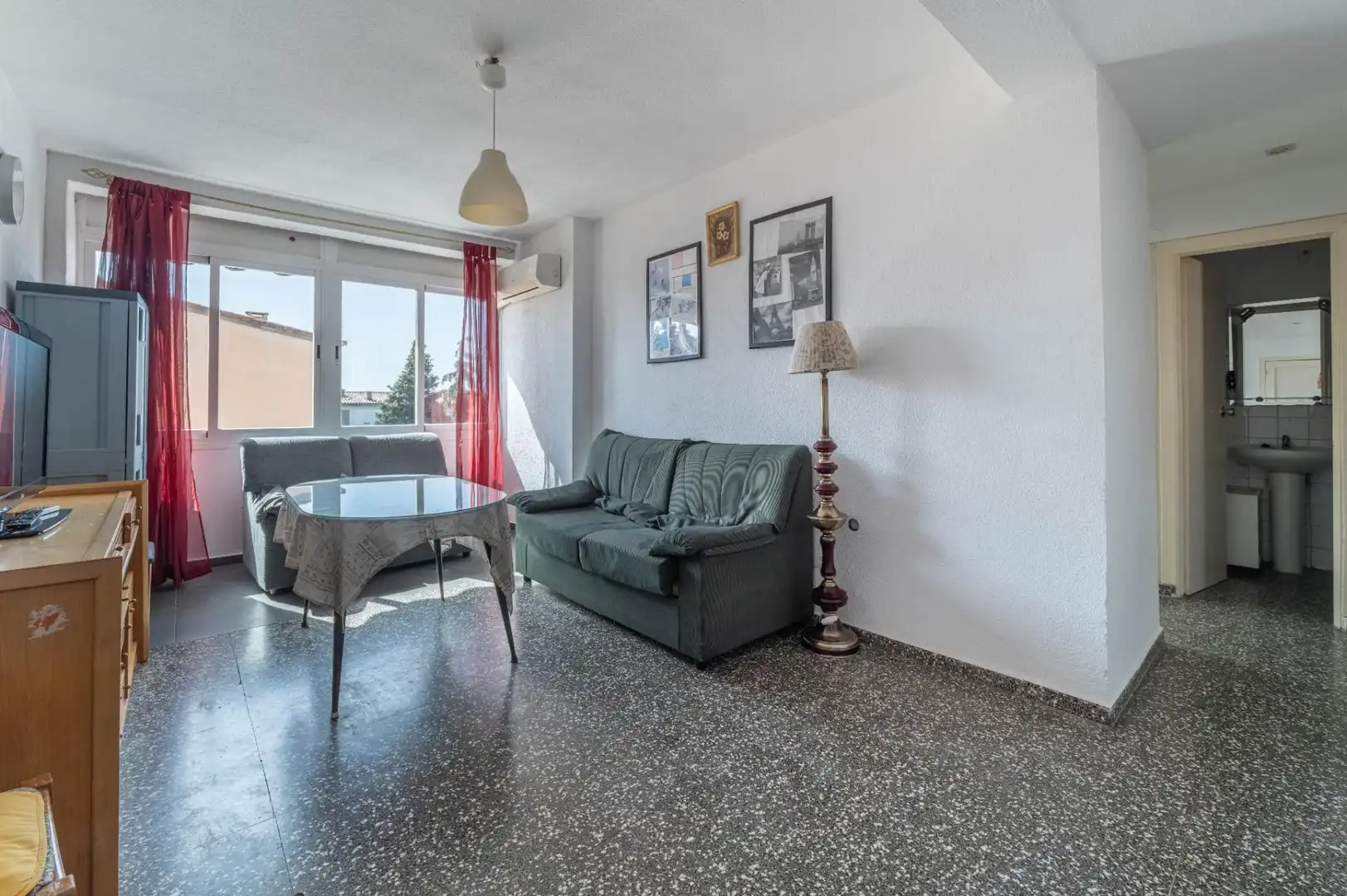 Bedroom of Flat for sale in Granada  with Air Conditioner
