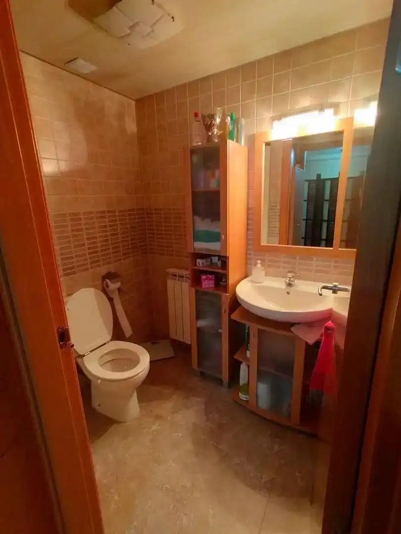 Bathroom of Apartments for rent in Puértolas  with Parquet flooring, Furnished and Oven