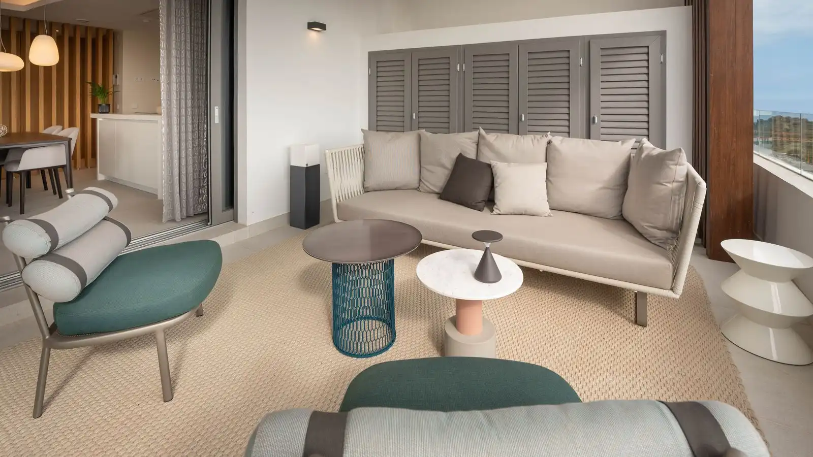 Wohnzimmer von Wohnung zum Verkauf in Benahavís mit Terrasse, Abstellraum und Möbliert