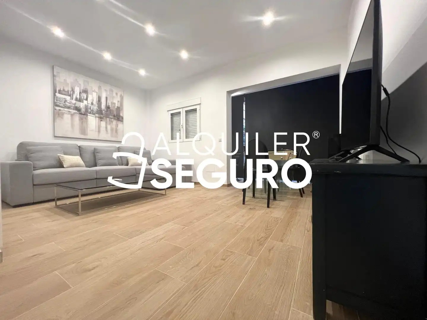 Living room of Flat for rent in Calpe / Calp  with Air Conditioner, Heating and Terrace