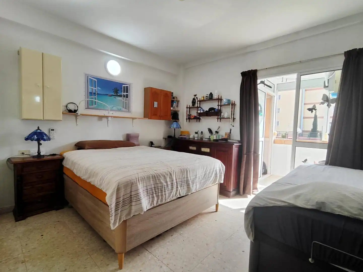 Schlafzimmer von Wohnung zum Verkauf in Torremolinos mit Klimaanlage, Privatgarten und Terrasse