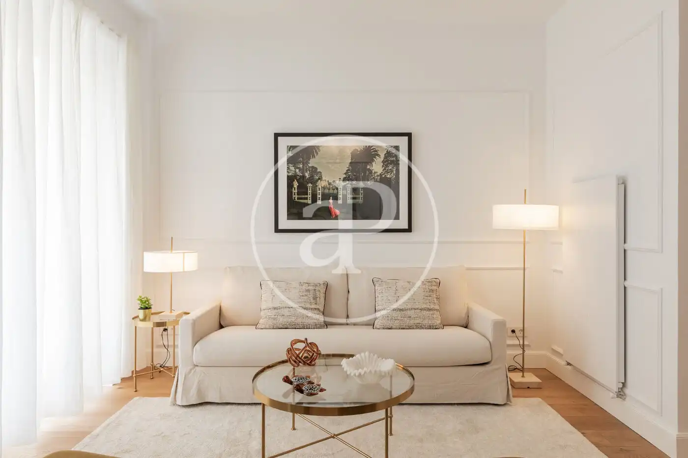 Sala d'estar de Pis en venda en Barrio de Salamanca
