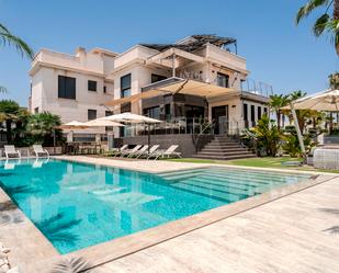 Swimming pool of House or chalet for sale in Orihuela  with Air Conditioner, Heating and Private garden