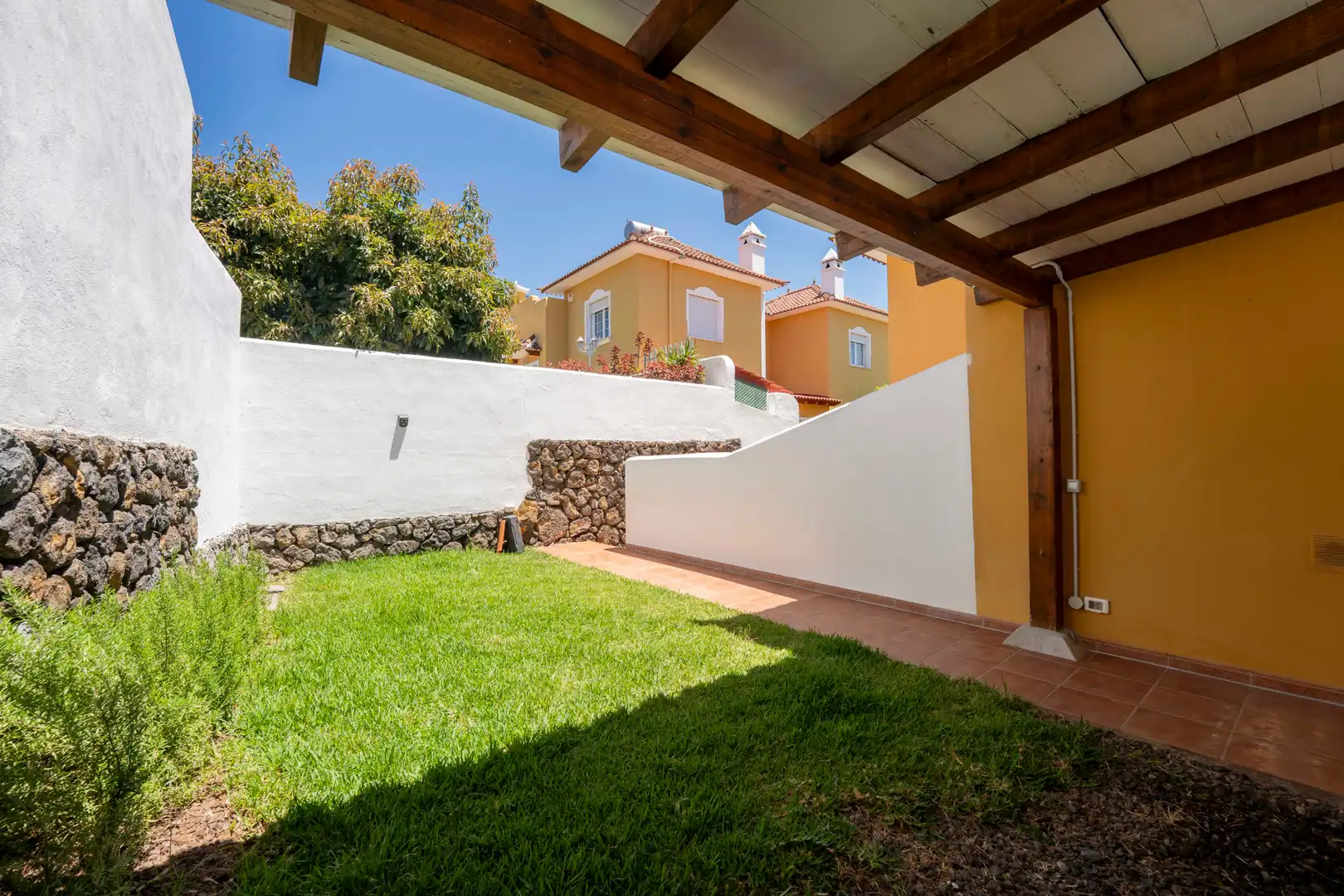 Jardí de Casa adosada en venda en Santa Úrsula amb Aire condicionat, Jardí privat i Terrassa