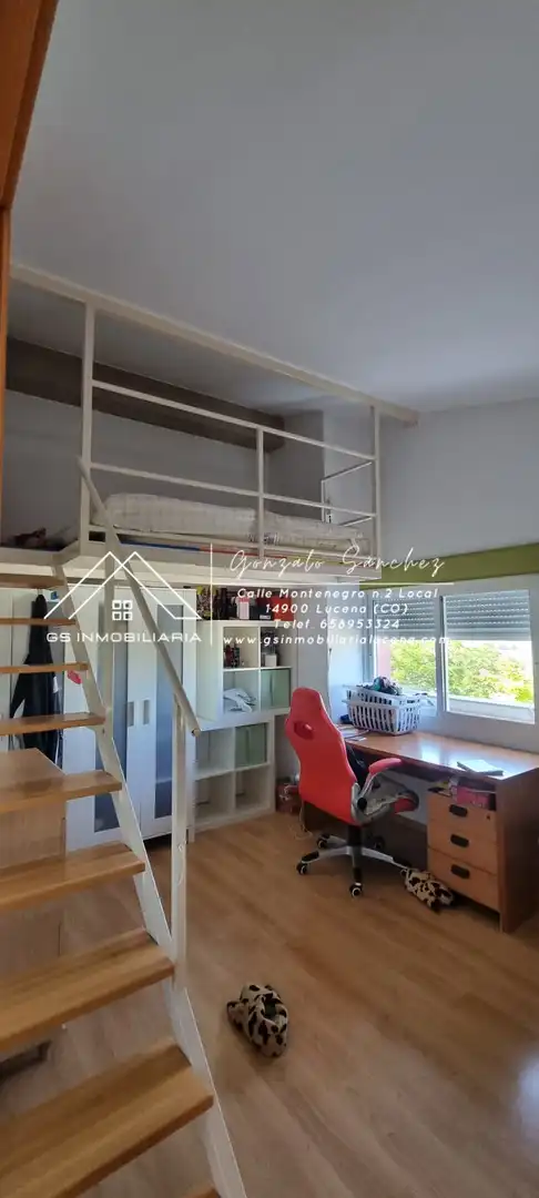 Schlafzimmer von Country house zur Miete in Lucena mit Klimaanlage, Schwimmbad und Möbliert