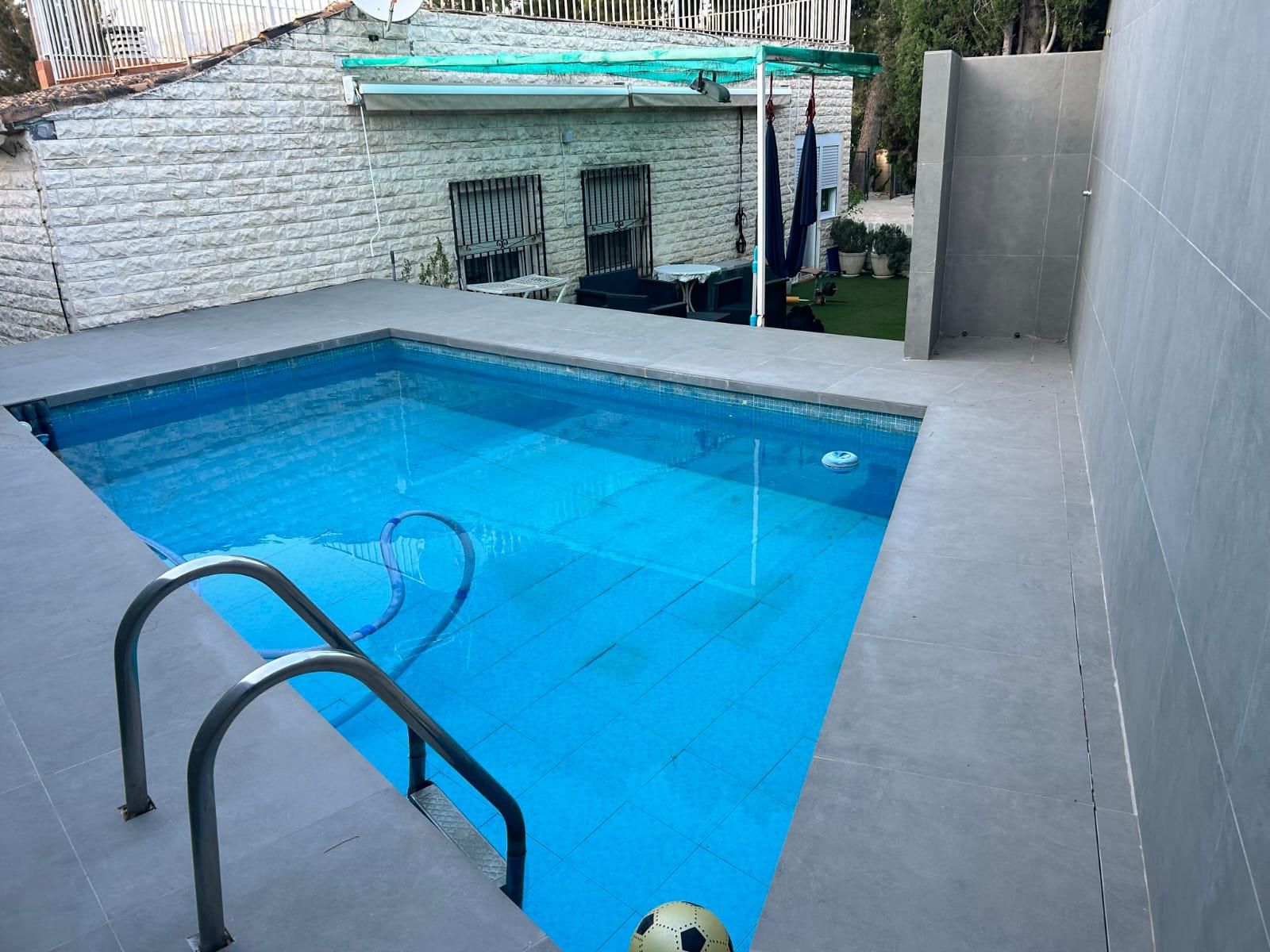 Swimming pool of Country house for sale in Elda  with Air Conditioner, Private garden and Terrace