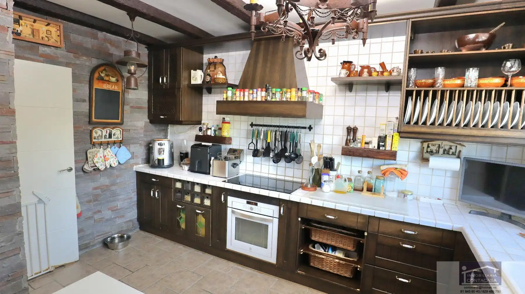 Cocina de Casa o chalet en venta en El Boalo - Cerceda – Mataelpino con Aire acondicionado, Calefacción y Terraza