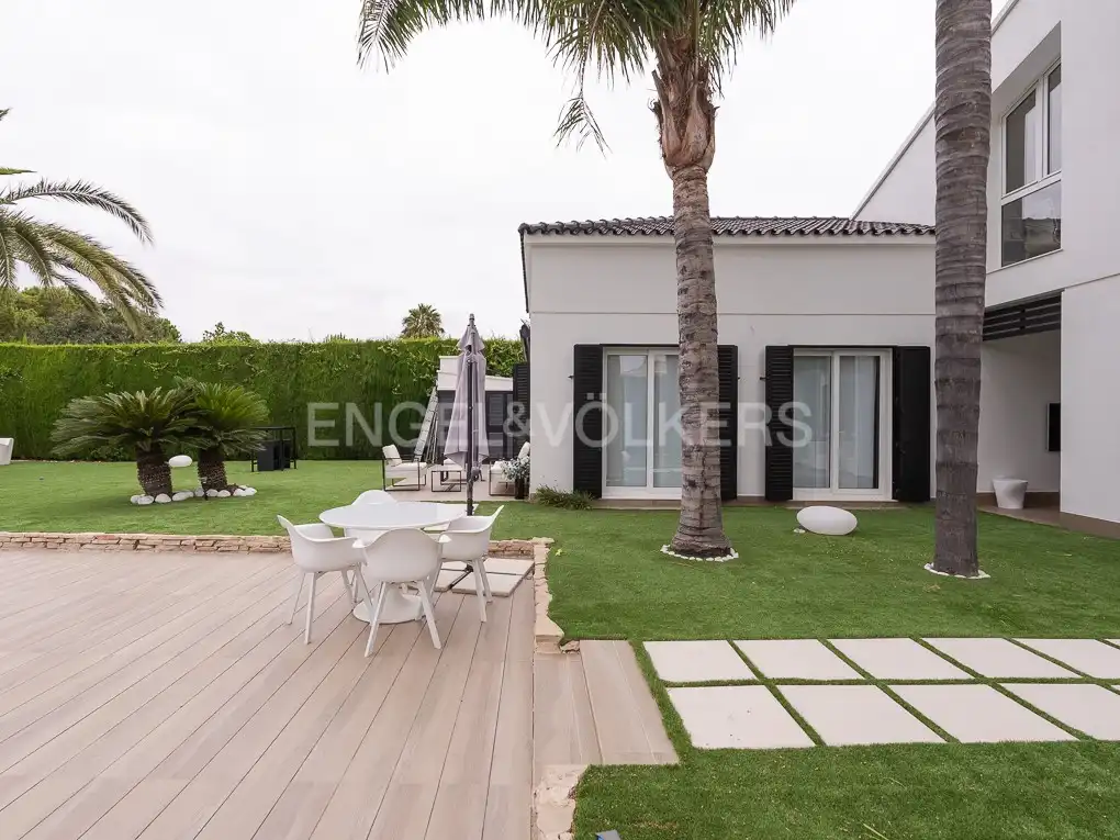 Terrace of Houses for rent in Bétera  with Air Conditioner, Heating and Private garden